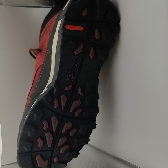 Rockport XCS Red Rugged Boots with Moc-Toe Design Waterproof Size 12 Excellent - Picture 10 of 16
